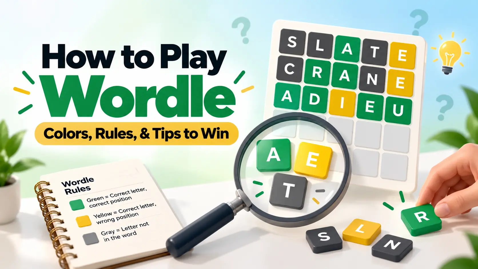 How to Play Wordle: Colors, Rules, & Tips to Win 2 How to play Wordle with color rules, tile clues, and beginner tips